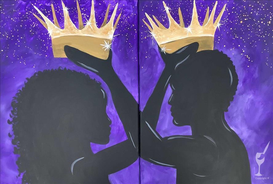 Crowning Royalty |$39/CANVAS - PAINT SINGLE OR SET