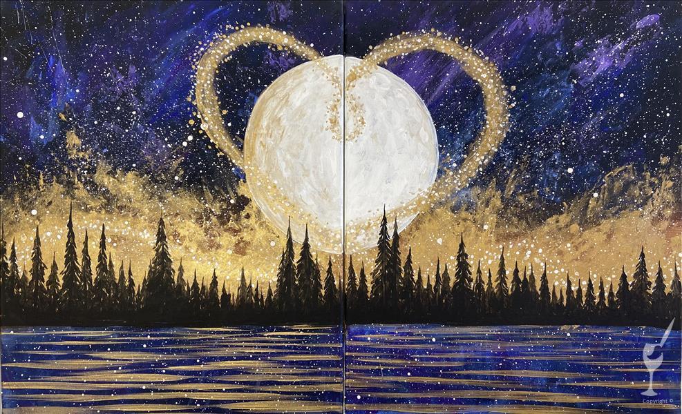 DATE NIGHT Magical Love Friday June 21 2024 Painting with a