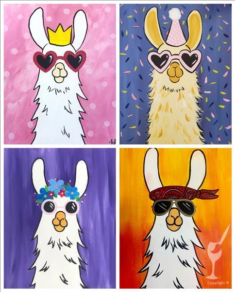 SPRING BREAK! Choose Your Party Llama (All Ages)