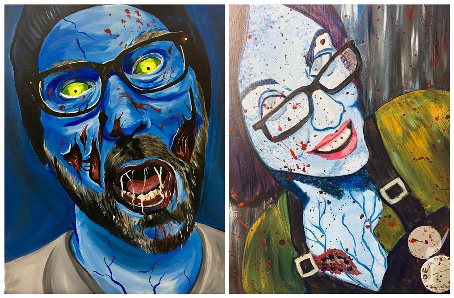Paint your Zombie Selfie **BFF/DATE NIGHT**