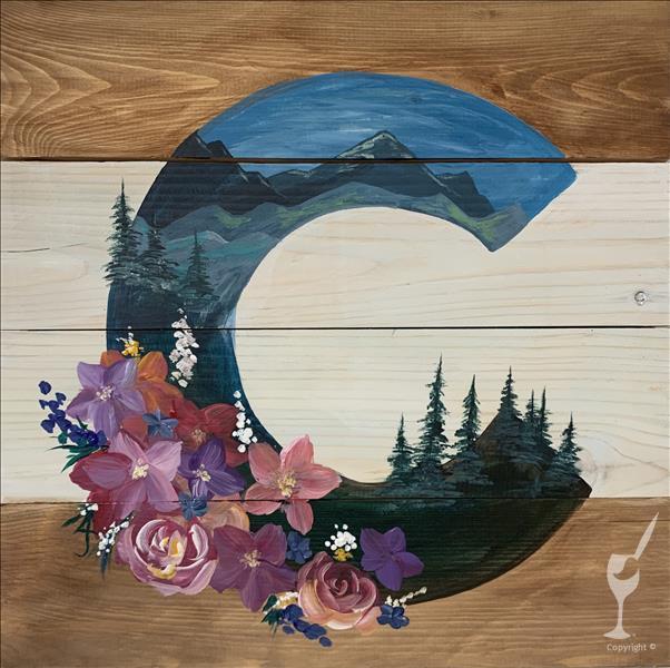 Wood surface:Colorado Flowerscape - 1st drink free