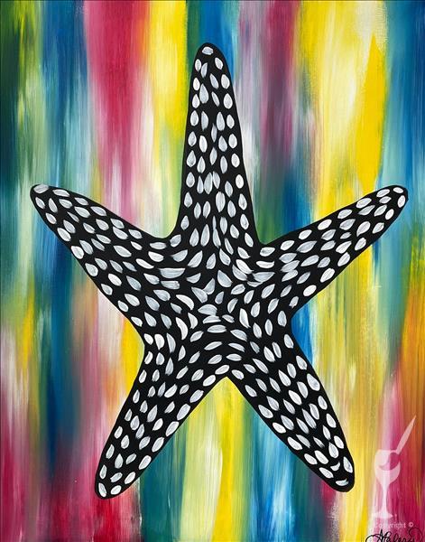How to Paint *KID'S CAMP - SINGLE DAY* Rainbow Starfish