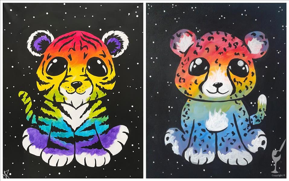 All Ages - BLACKLIGHT Rainbow Cubs!