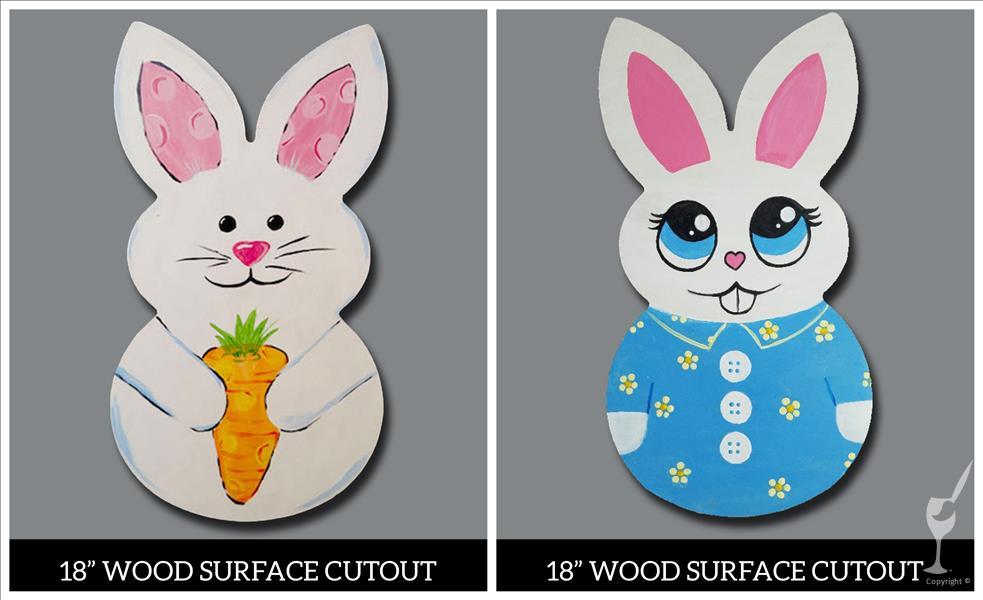 Easter Bunny Cutout - Choose One