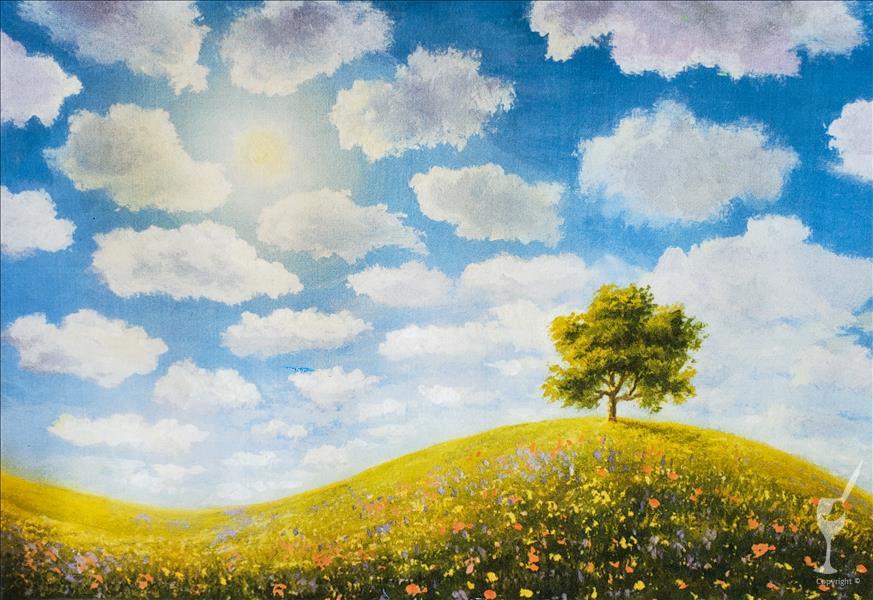 NEW! "Spring Fields" Add a Candle!  Ages 18+