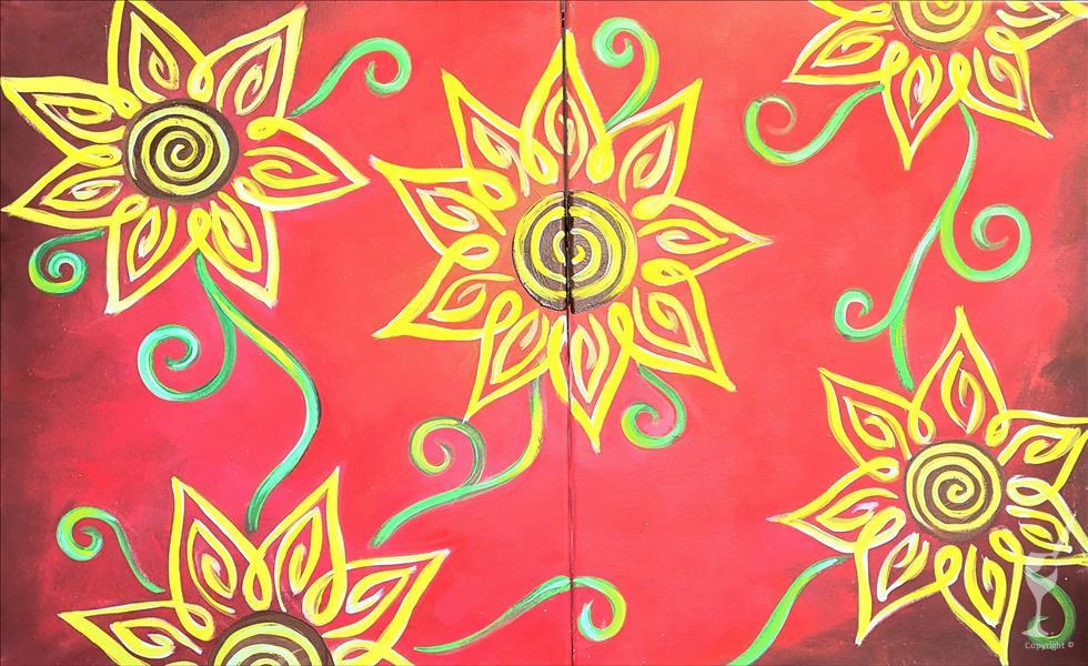 Twist Kids: Sunflower Set (1 Painting or a Set)