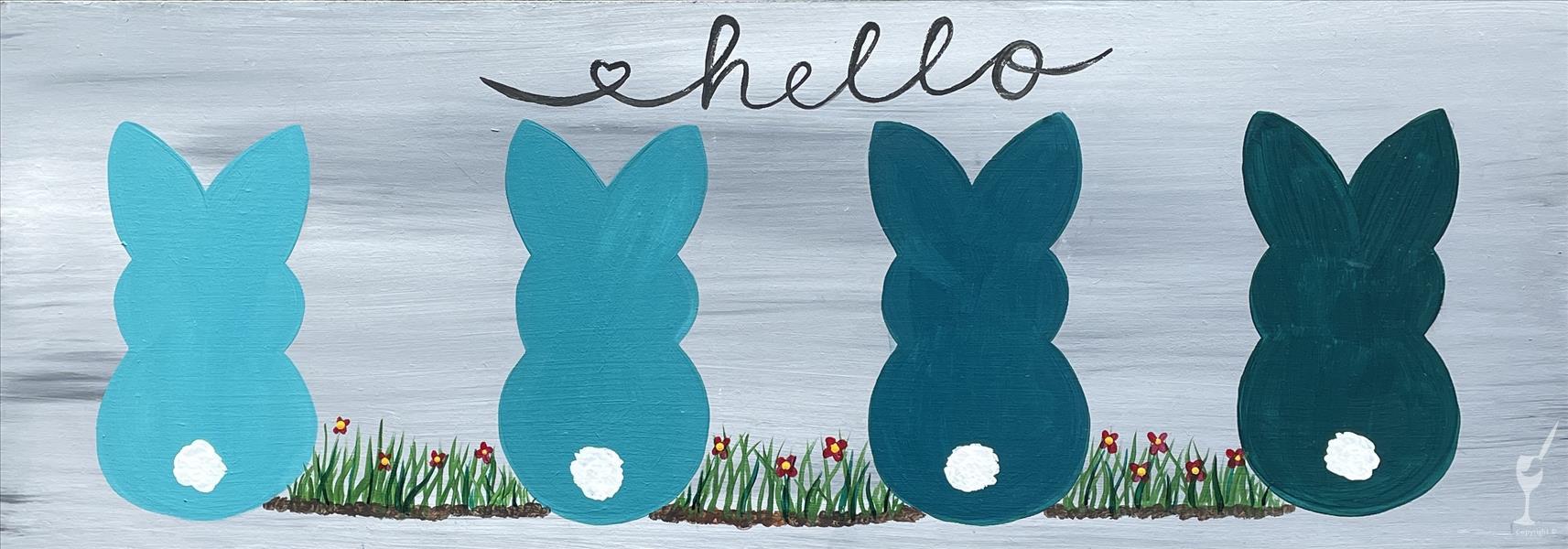 Hello Bunnies!-Easter Décor & Add a Candle! 18+