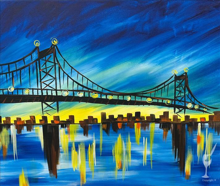 *PHILLY ART* - By the Ben Franklin Bridge