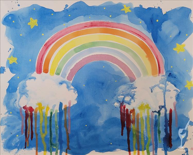 KIDS CLASS ~ Drippy Rainbow Rain