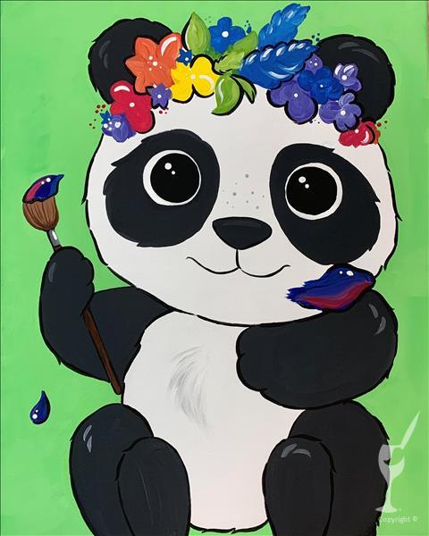 ARTSY PANDA- All Ages Family Fun and Pre-sketched!