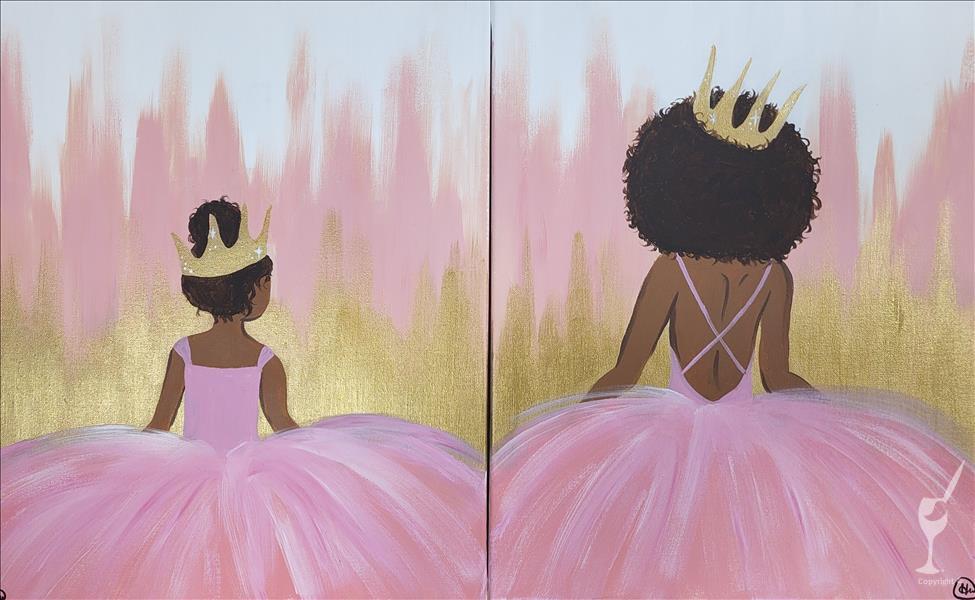 How to Paint MOMMY & ME Crowned **2 Seats Shown**
