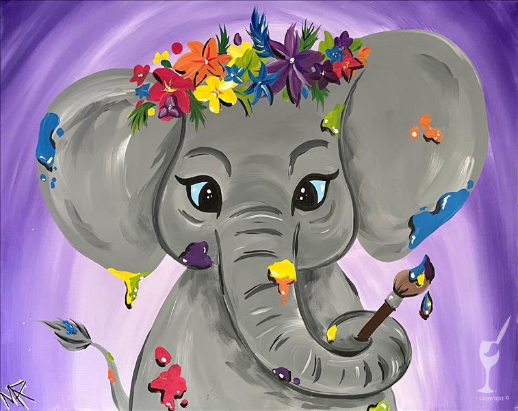 Daily KIDS CAMP Ages 7 - 13 ARTISTIC Elephant
