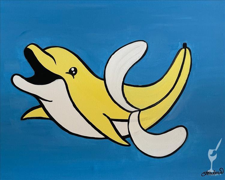 Banana Dolphin: KIDS PAINT!