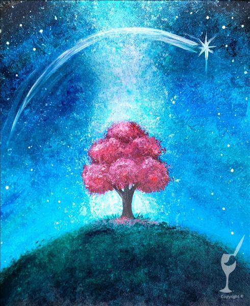 NEW PAINTING! Lone Tree Galaxy (Ages 15+)
