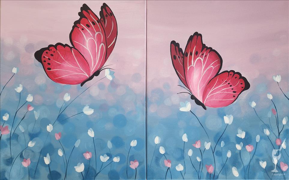 How to Paint Soft Butterfly Wishes-Pick a Side or Paint the Set