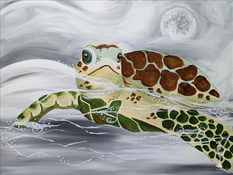 How to Paint Sea Turtle Preservation Fundraiser!