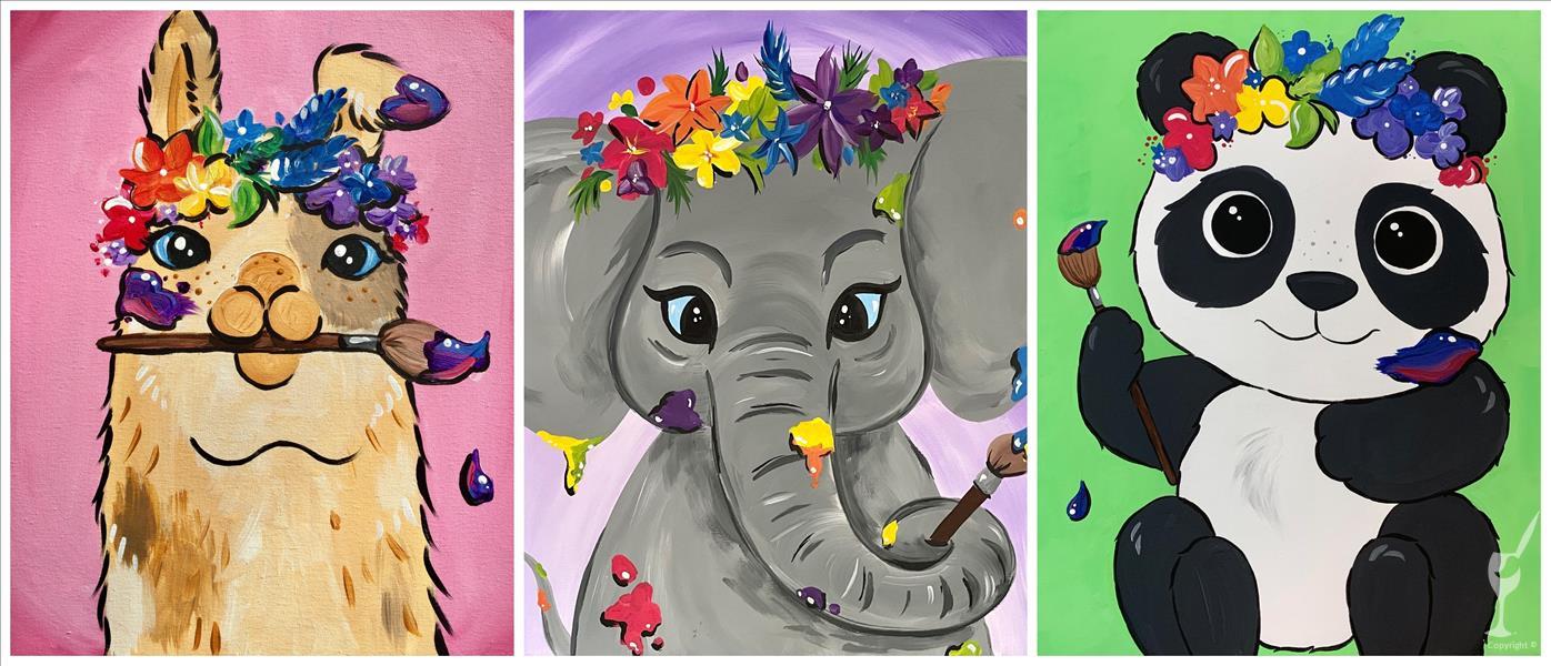 How to Paint Family Day - Pick Your Artsy Animals