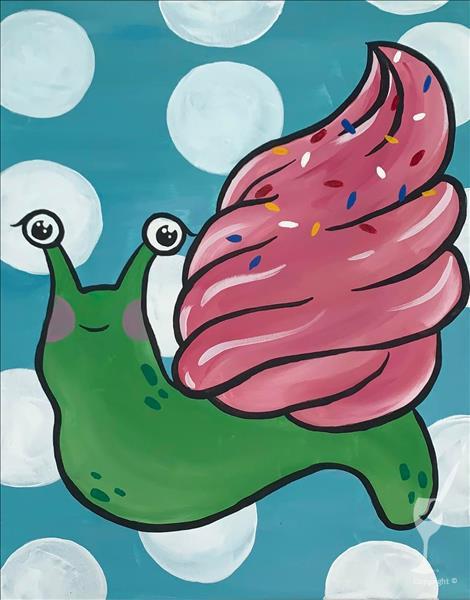 How to Paint Sprinkles the Snail