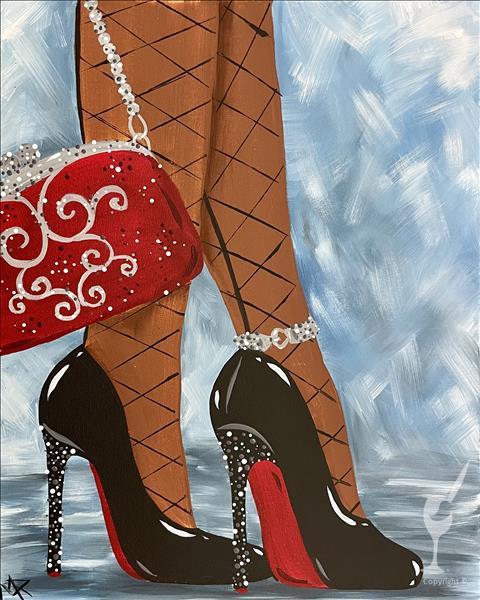 Blinged Red Bottoms - Make it a Girls Day!