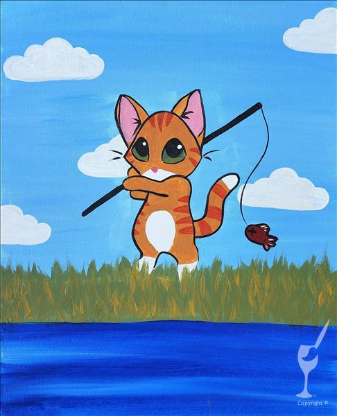 Kitten Fishin'