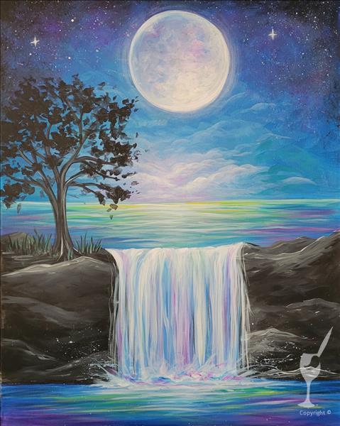 Moonlit Falls and make a candle too!