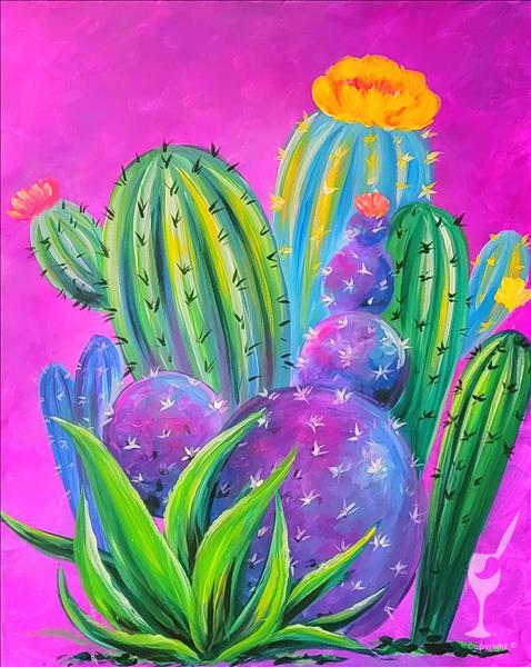 How to Paint Pretty and Prickly