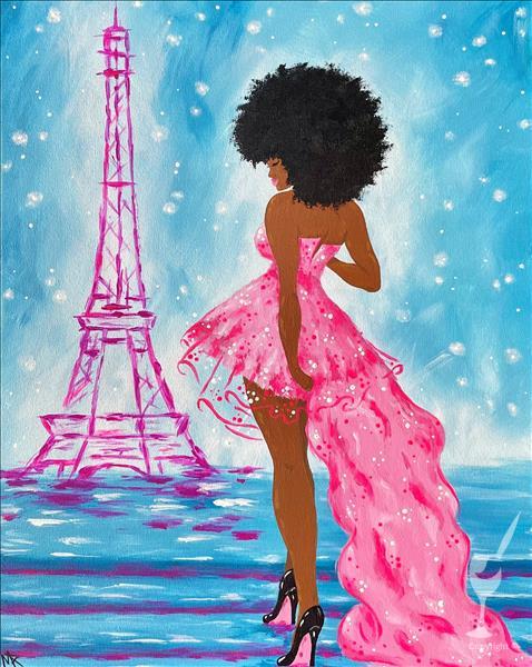 Queen in Paris! Customize your painting!
