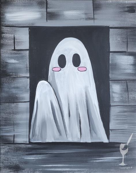 Aster the Friendly Ghost (Ages 7+) small canvas