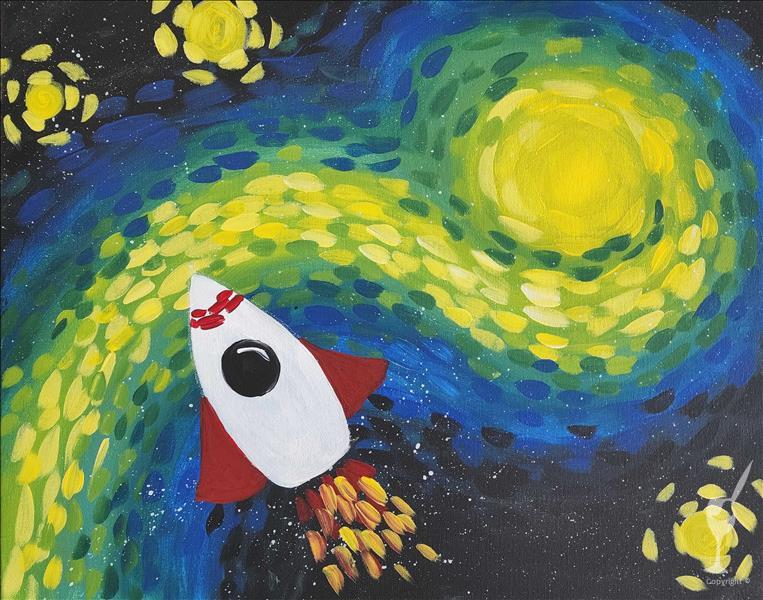 How to Paint LET’S GOGH TO CAMP! GOGH TO SPACE