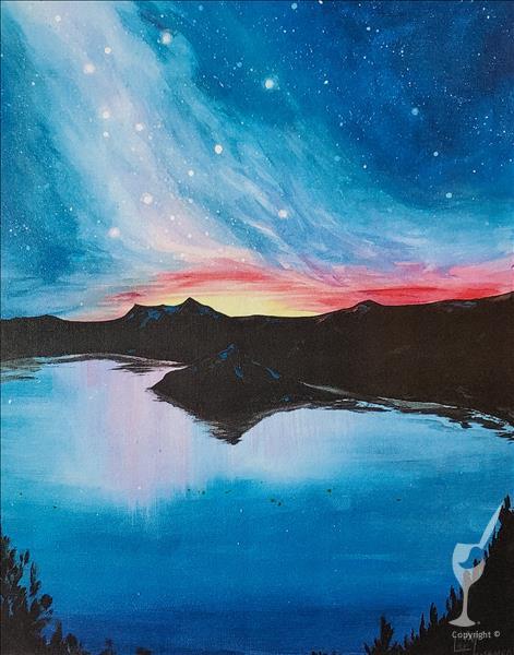 How to Paint Crater Lake Galaxy