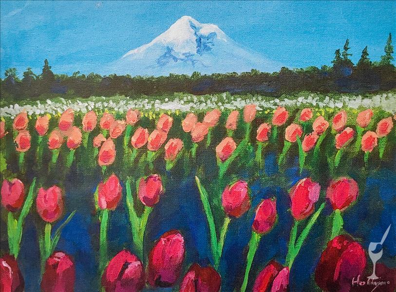 How to Paint Tulip Festival