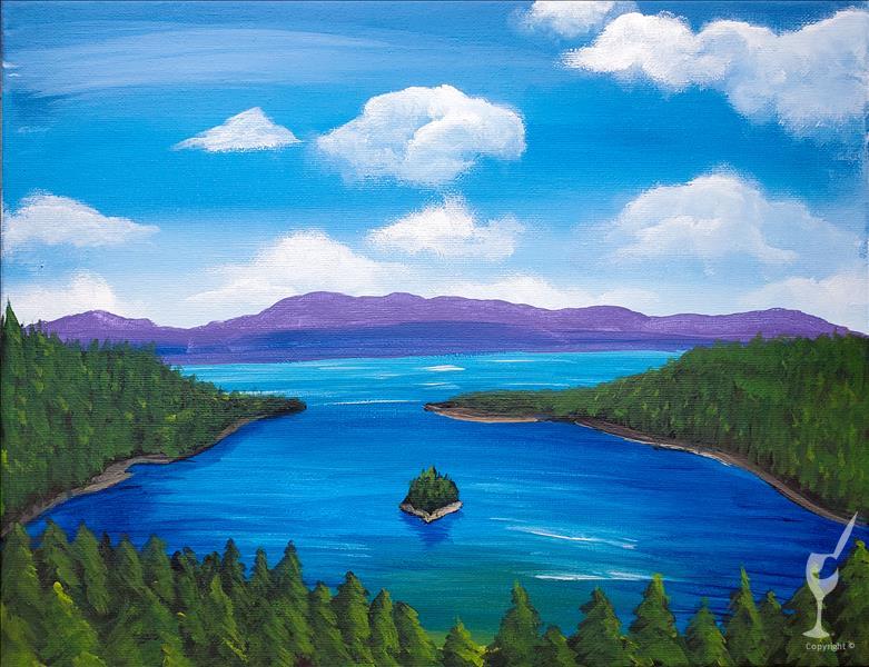 How to Paint Crater Lake