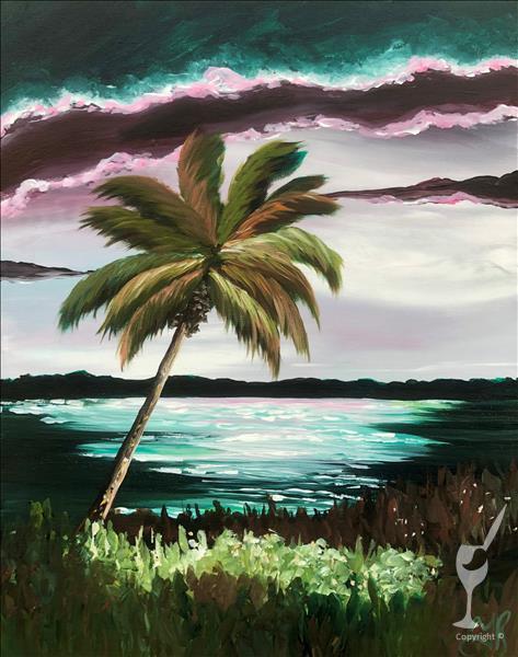 Palm in Purple Paradise