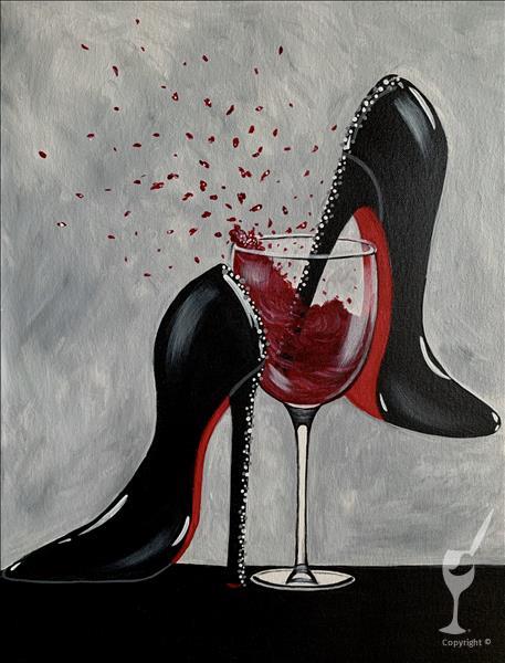 Wine Wednesday!  A Splash of Red!