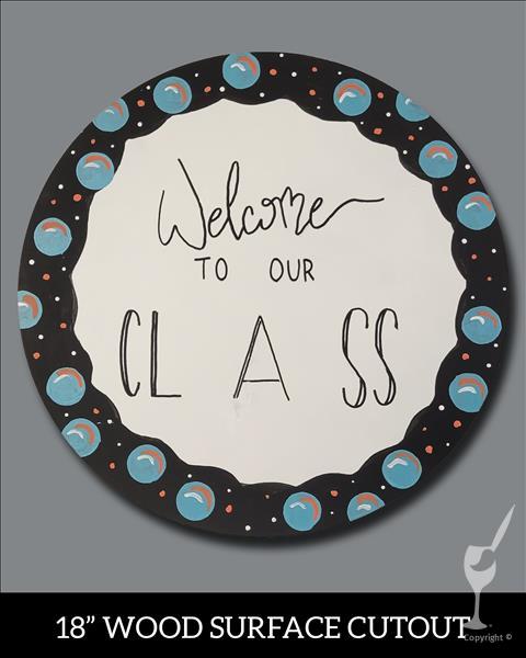 Classroom Welcome Circle Cutout