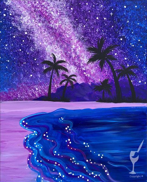 How to Paint Stars and Surf (ADULT CLASS)