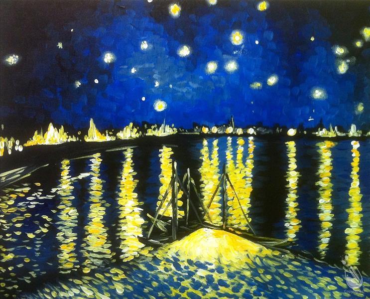 Van Gogh's Starry Night on the Rhone