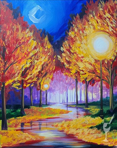 How to Paint Autumn Night Out