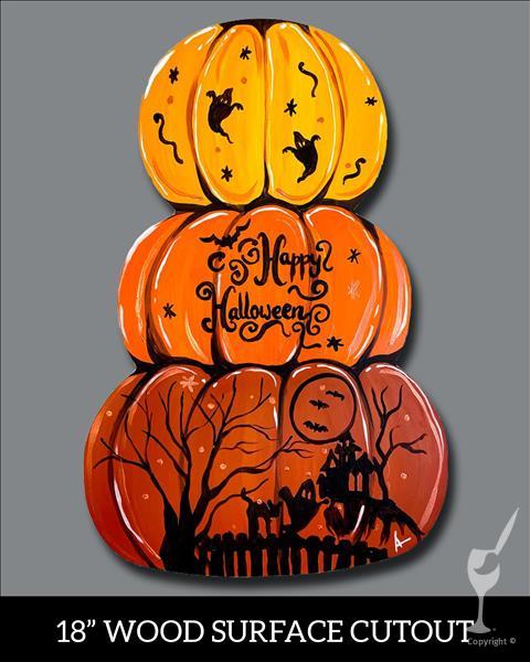 HAPPY HOUR! Spooky Happy Halloween Cutout
