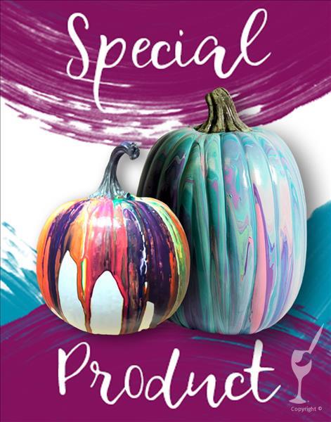 Paint and Pour Your Own Pumpkin