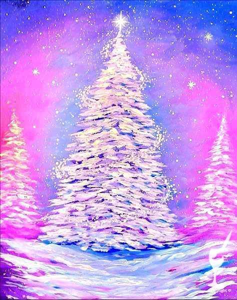 "Pastel Christmas Tree" *Add Glitter and Gems*