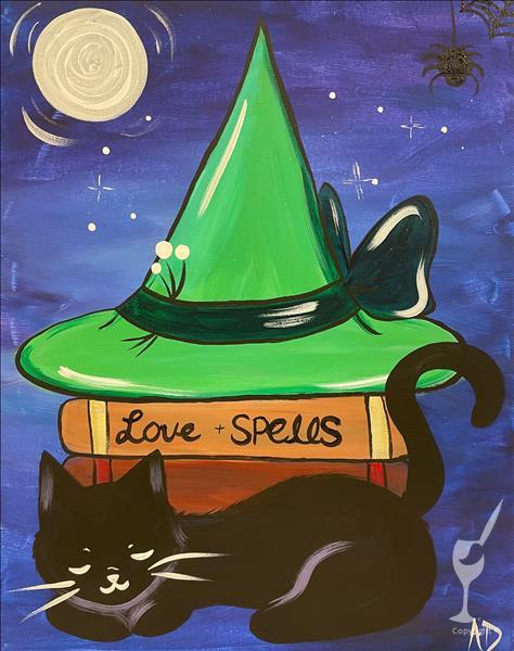 Witchy Cat Nap-ADD A CUSTOM CANDLE