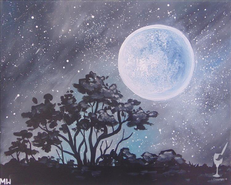 Taoist Tuesday - Teal Moon Galaxy