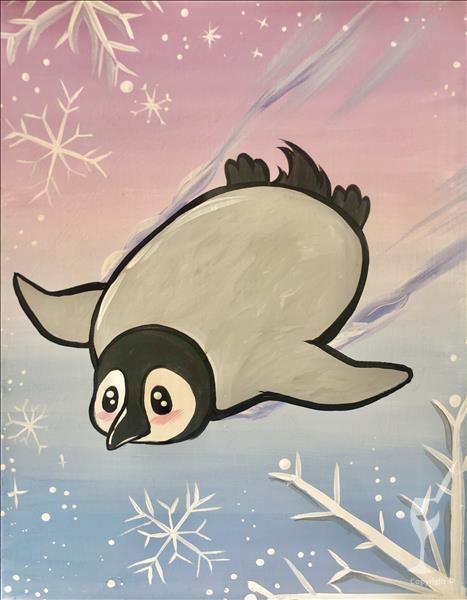 How to Paint FAMILY FUN! Penguin Slide! (Ages 6+)