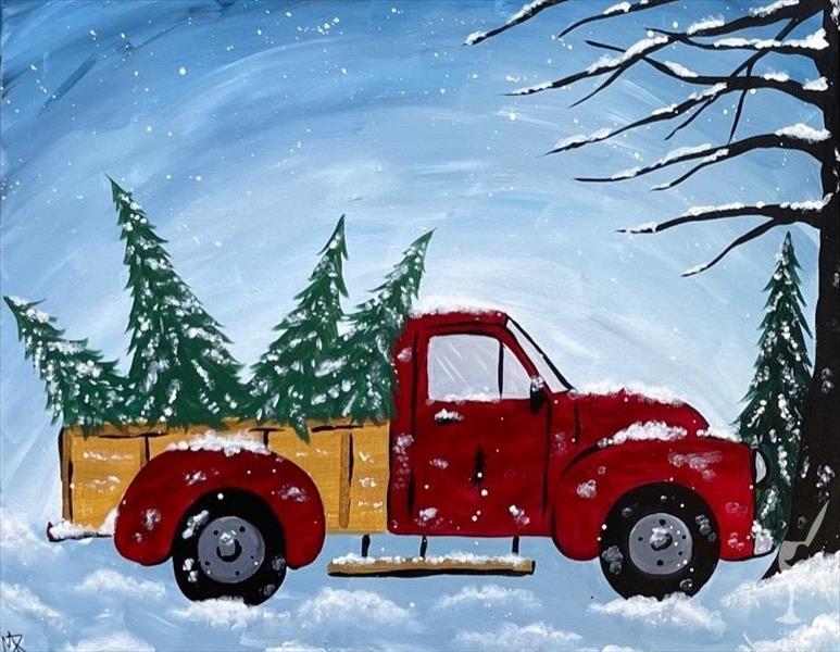 Holiday Tree Farm - Truck ADD A DIY CANDLE