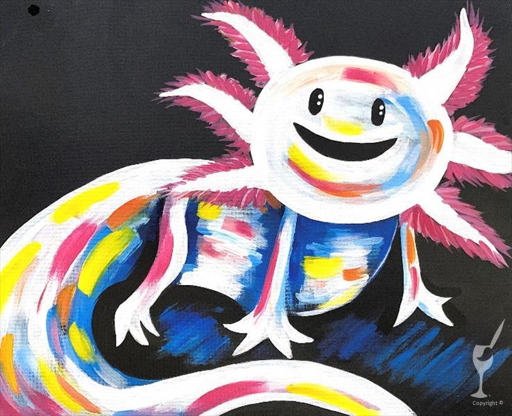 NEW! FAMILY FUN! Colorful Axolotl (All Ages)