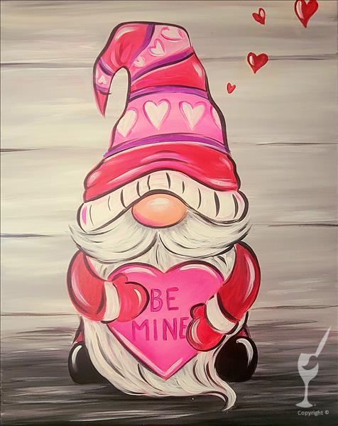 NEW ART! "Valentine Gnome" Ages 12 + Welcome