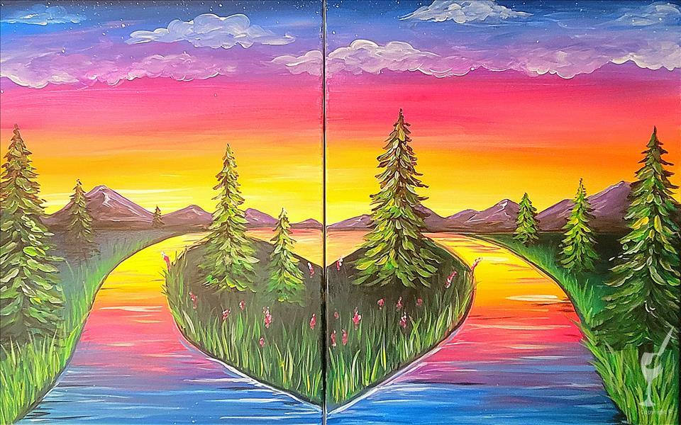 Lovers Lake - Date or Single - Painting Only