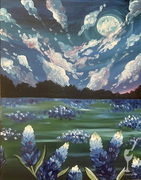 A Day in a Field of Flowers - A Bluebonnet Dawn