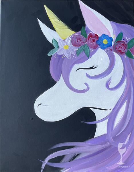 Violet Flower Unicorn!